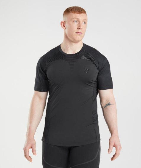 Gymshark 315 T-shirts Herren Schwarz | 32601YIXK