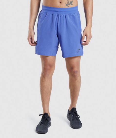 Gymshark Apex 8" Function Kurze Hose Herren Blau | 36971NCQJ