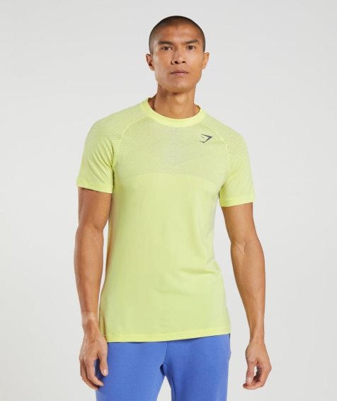 Gymshark Apex Seamless T-shirts Herren Gelb | 80429XMBW