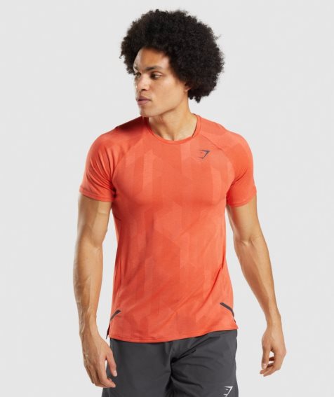 Gymshark Apex T-shirts Herren Orange | 03768HONE