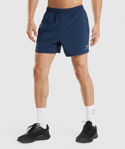 Gymshark Arrival 5" Kurze Hose Herren Navy | 71406WVMG