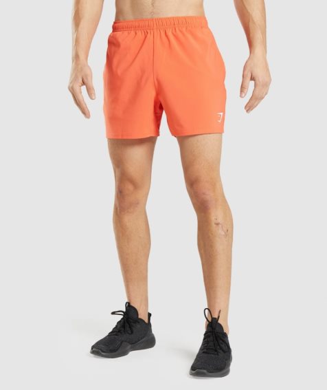 Gymshark Arrival 5" Kurze Hose Herren Orange | 19028NIQP