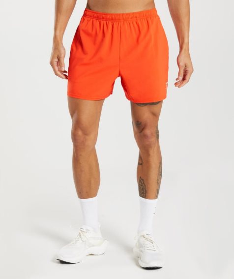 Gymshark Arrival 5" Kurze Hose Herren Orange | 25403BSMU