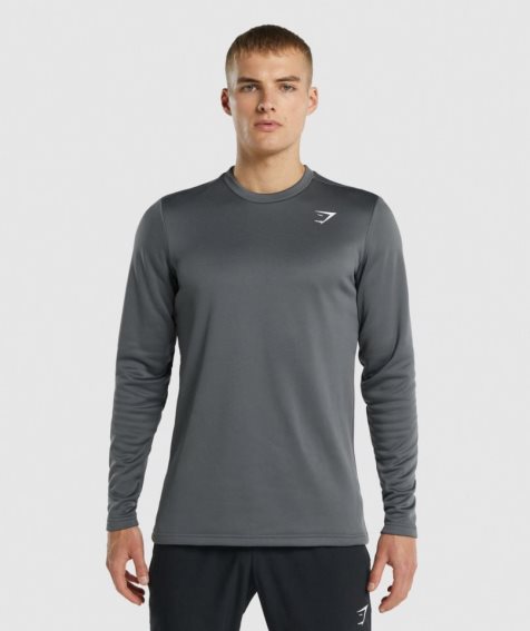 Gymshark Arrival Crew Sweatshirts Herren Dunkelgrau | 62089ICGH