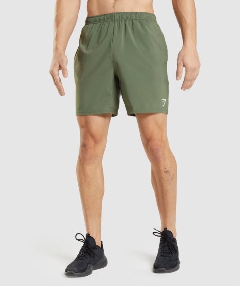 Gymshark Arrival Kurze Hose Herren Olivgrün | 34275NCIX