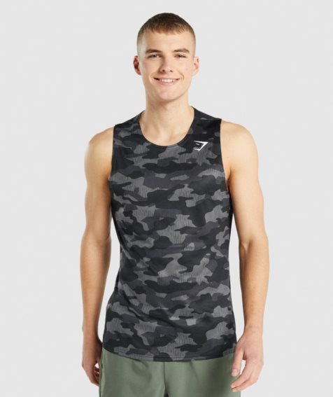 Gymshark Arrival Muskelshirt Herren Camouflage | 67134FCHP