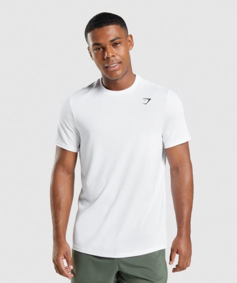 Gymshark Arrival Regular Fit T-shirts Herren Weiß | 29764JWAI