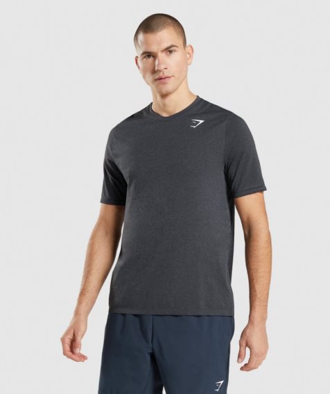 Gymshark Arrival Seamless T-shirts Herren Schwarz | 91820OJXW