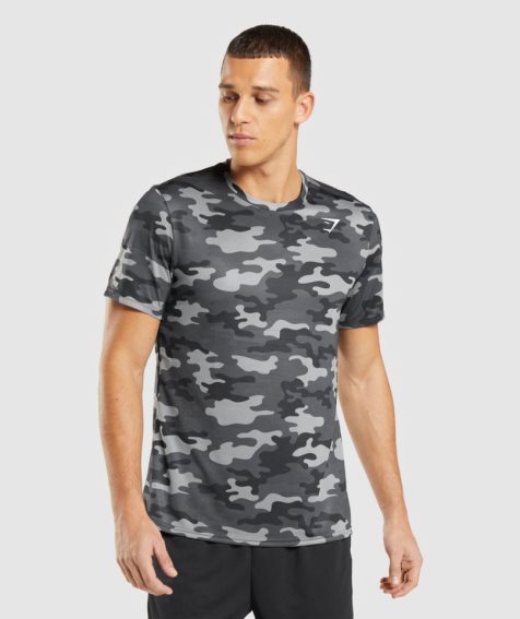 Gymshark Arrival T-shirts Herren Camouflage | 02468EYKO