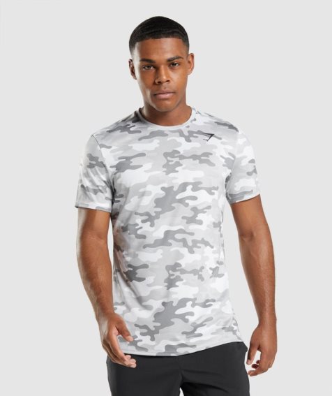 Gymshark Arrival T-shirts Herren Camouflage | 46378CIAL