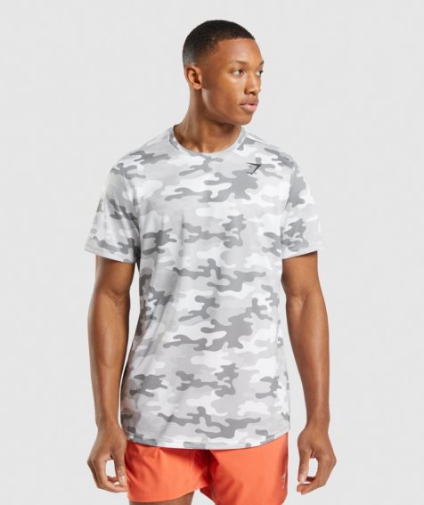 Gymshark Arrival T-shirts Herren Camouflage | 97140JKEY