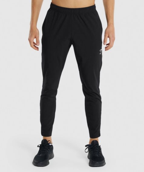 Gymshark Arrival Woven Jogginghose Herren Schwarz | 45872ABXJ