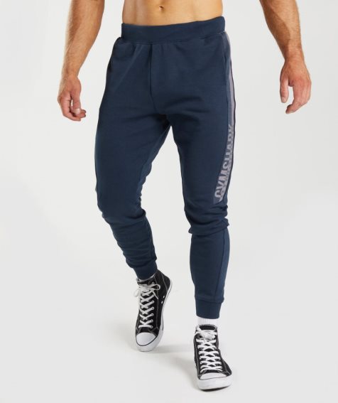 Gymshark Bold React Jogginghose Herren Navy | 59176JRFV