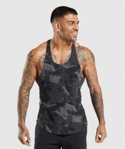 Gymshark Bold Stringer Muskelshirt Herren Camouflage | 41592UGKP