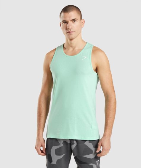 Gymshark Critical Muskelshirt Herren Mintfarben | 21463SQBA