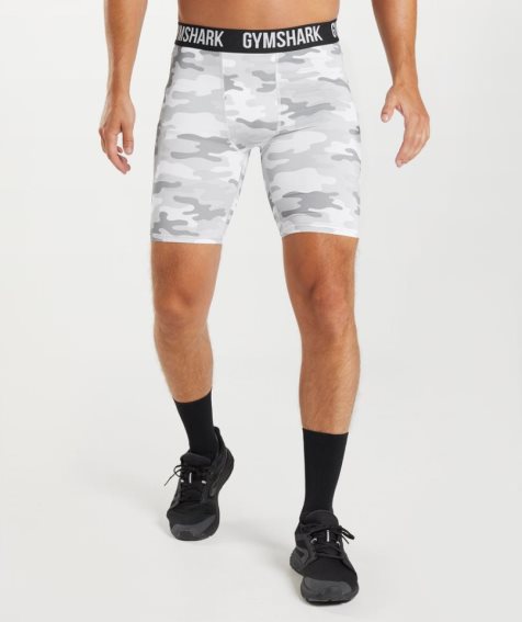 Gymshark Element Baselayer Kurze Hose Herren Camouflage | 01296TFNX