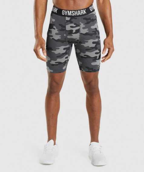 Gymshark Element Baselayer Kurze Hose Herren Camouflage | 26538AFKI