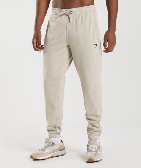 Gymshark Essential Oversized Jogginghose Herren Weiß | 31275ZYPS