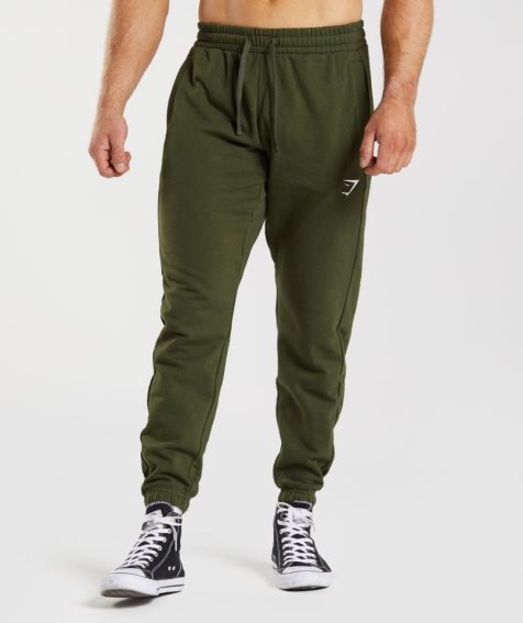 Gymshark Essential Oversized Jogginghose Herren Olivgrün | 91428MGHV