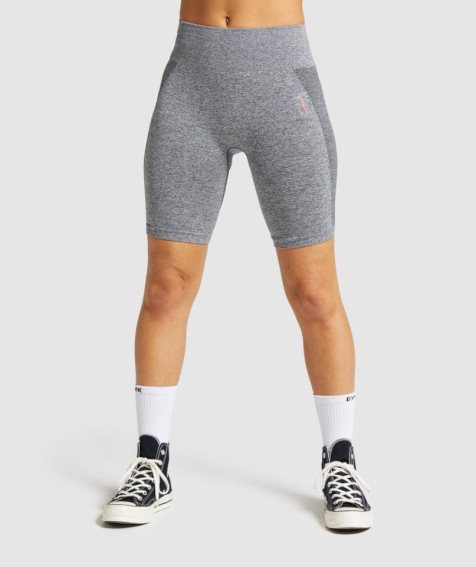 Gymshark Flex Cycling Kurze Hose Damen Grau | 47265ISDO