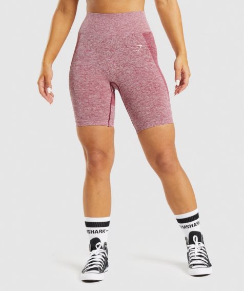 Gymshark Flex Cycling Kurze Hose Damen Rosa | 46987XEGY