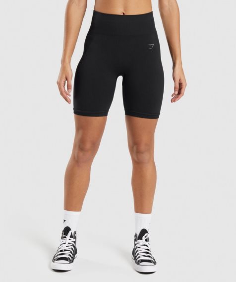 Gymshark Flex Cycling Kurze Hose Damen Schwarz | 81632FAKP