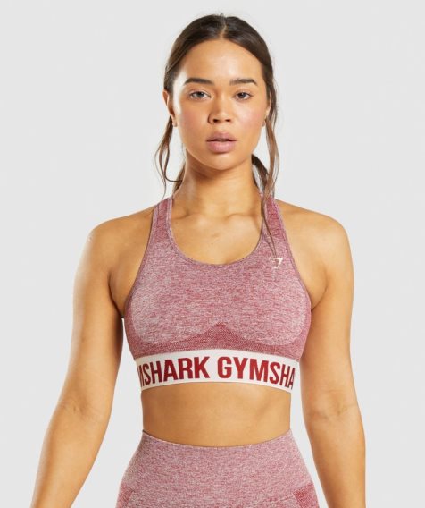 Gymshark Flex Sport Bh Damen Bordeaux | 80427RANC