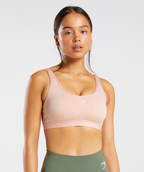 Gymshark Fraction Sport Bh Damen Rosa | 42657WOGC