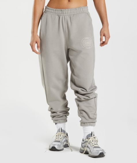 Gymshark GS10 Year Jogginghose Damen Grau | 84315XYNS