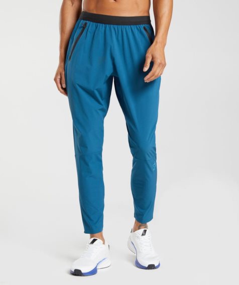 Gymshark Hybrid Woven Jogginghose Herren Blau | 72364ZPTQ