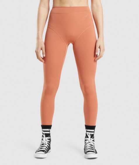 Gymshark KK Fit 7/8 Leggings Damen Orange | 89054XGDF