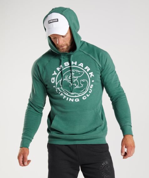 Gymshark Legacy Hoodie Herren Grün | 21046XGKM