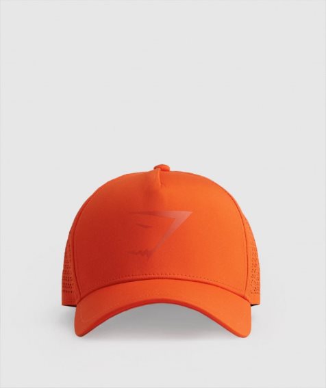 Gymshark Mesh Trucker Kappen Orange | 94873LFAQ