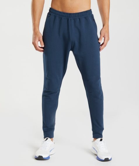 Gymshark Rest Day Knit Jogginghose Herren Navy | 12306RJUT