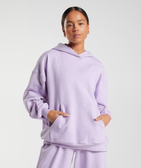 Gymshark Rest Day Sweats Hoodie Damen Lavendel | 35847KPJA