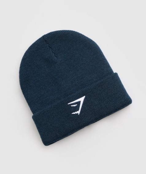 Gymshark Sharkhead Mütze Navy | 13294RYKV