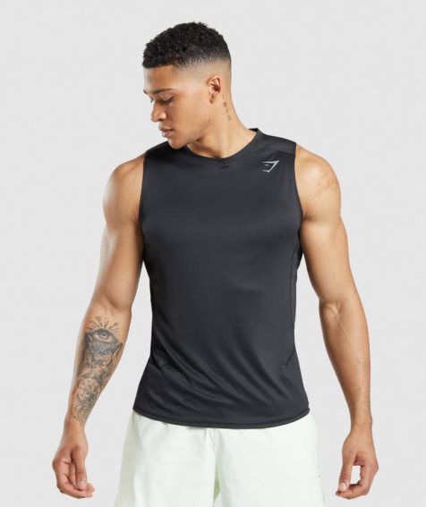 Gymshark Speed Evolve Muskelshirt Herren Schwarz | 39418IXCJ