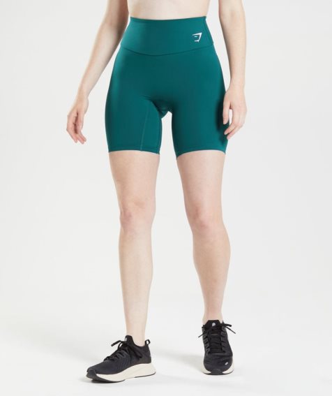 Gymshark Sport Cycling Kurze Hose Damen Türkis | 23605DXEN