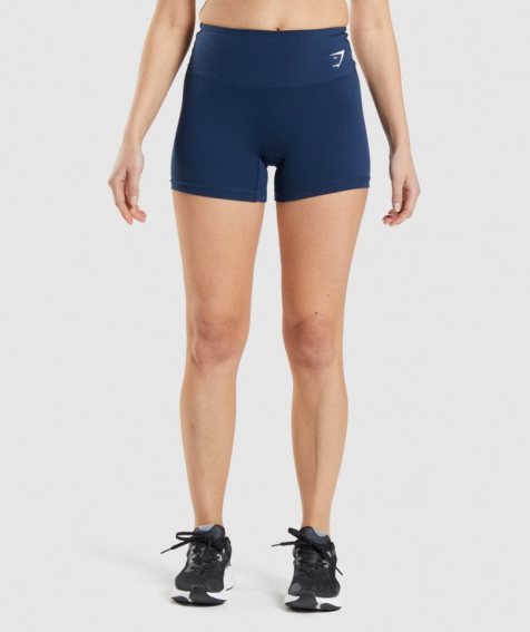 Gymshark Sport Kurze Hose Damen Navy | 68240CHFA