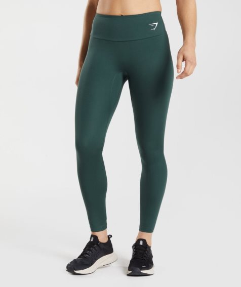 Gymshark Sport Leggings Damen Dunkelgrün | 96374CIBF