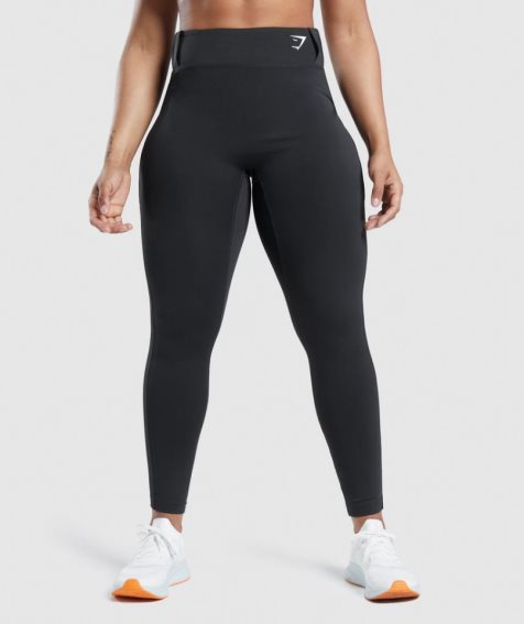 Gymshark Sport Leggings Damen Schwarz | 08267MUOA