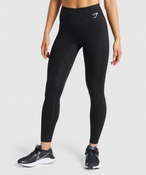 Gymshark Sport Leggings Damen Schwarz | 86907OUKS