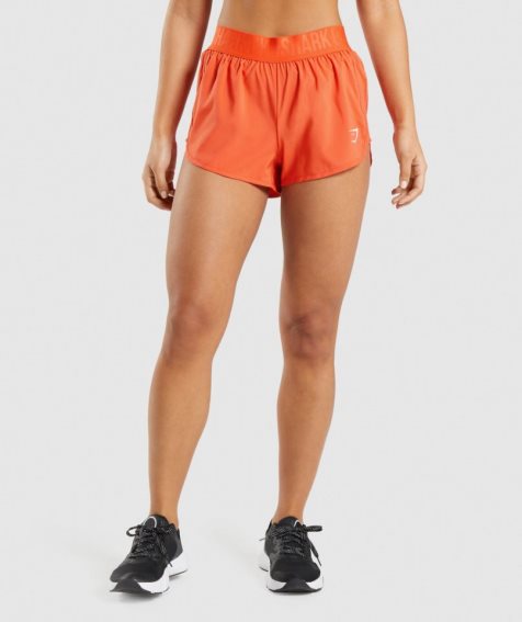 Gymshark Sport Loose Fit Kurze Hose Damen Orange | 56289SXDB