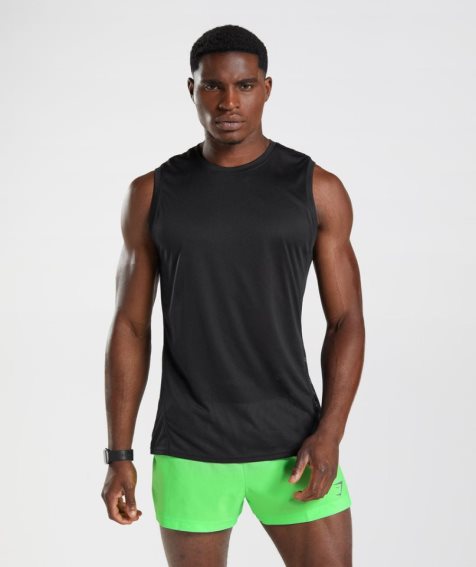 Gymshark Sport Muskelshirt Herren Schwarz | 21357KRNQ