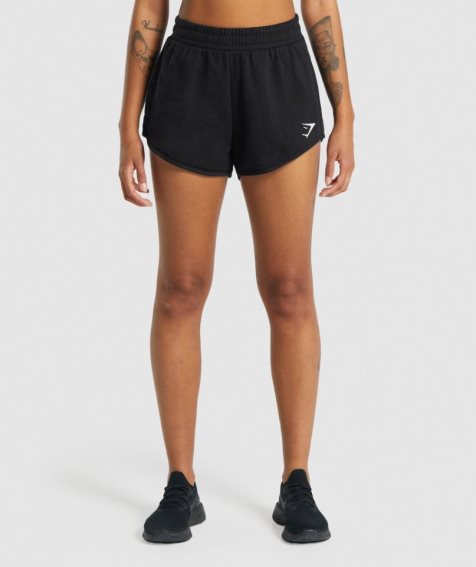 Gymshark Sport Sweat Kurze Hose Damen Schwarz | 51089OWVZ