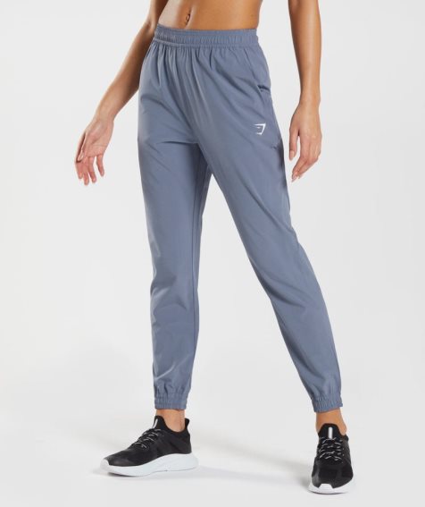 Gymshark Sport Woven Jogginghose Damen Blau | 94321QKPC