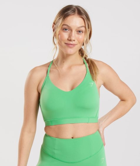 Gymshark Studio Sport Bh Damen Grün | 69541SHNJ