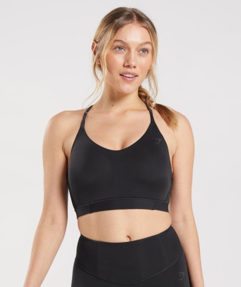 Gymshark Studio Sport Bh Damen Schwarz | 49235AUNO