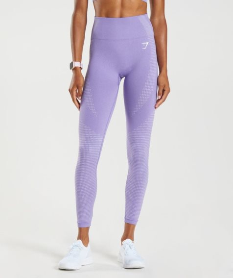 Gymshark Vital Seamless 2.0 Leggings Damen Lavendel | 67508QRWO