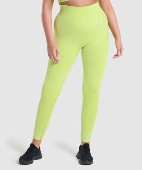 Gymshark Vital Seamless 2.0 Leggings Damen Gelb | 75123DRZK